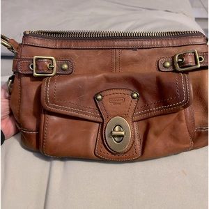 Coach 65th anniversary leather bag